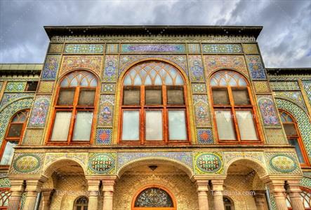 تصویر با کیفیت نمای ساختمان کاخ گلستان
